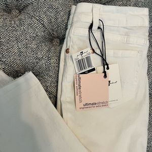 NWT Kids 7 For All Mankind white denim